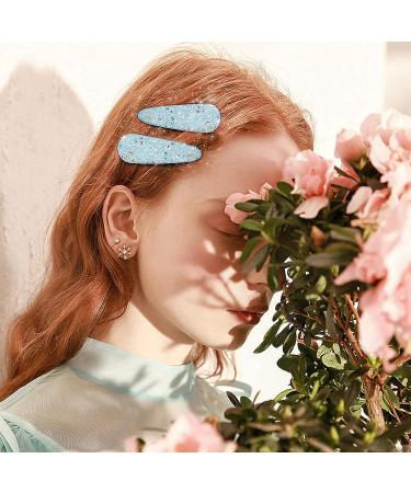 12Pcs Snap Hair Clips - Jaqakid 3 Inch Metal Barrettes in 6 Assorted Colors - No Slip Cute Solid Candy Color Hair Accessories for Girls, Women, Kids, Teens, Toddlers - Buy Online on GoSupps.com