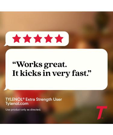 Tylenol Extra Strength Caplets 2-Pack | 100 ct | Pain Reliever & Fever Reducer - Buy Online on GoSupps.com
