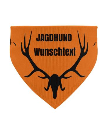 printplanet - Dog scarf with name or text - Scarf for dogs - Layout hunting dog - Size L Size L hunting dog