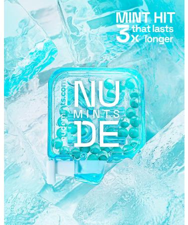 NUDE MINTS | Concentrated Liquid Capsules | Mouth Watering Mint  Sugar Free  0 Calorie - Peppermint - 10 Pack - 300 Capsules - Buy Online on GoSupps.com