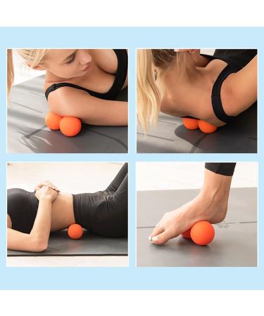 QUR Peanut Massage Ball - Double Massage Ball for Myofascial & Muscle Relaxation Acupuncture Therapy - Yellow | International Shipping Available - Buy Online on GoSupps.com