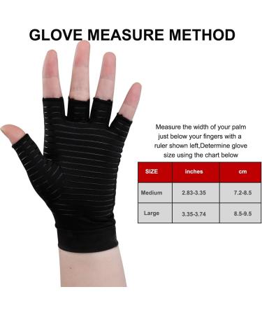 Buy Copper Arthritis Gloves - Compression Relief for Arthritis & Carpal Tunnel (Large) | International Shipping - Buy Online on GoSupps.com