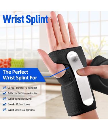 Fereesaoi Carpal Tunnel Wrist Brace Night Support - Left Hand Wrist Splint for Carpal Tunnel Syndrome, Tendonitis, Arthritis - Pain Relief and Arm Stabilizer - Buy Online on GoSupps.com