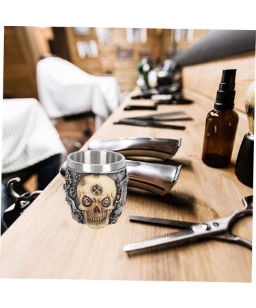 Minkissy 2-Pack Stainless Steel Soap Holder for Men Rustproof Shaving Shell in 2 Colors 8.5x7cm - Buy Online on GoSupps.com