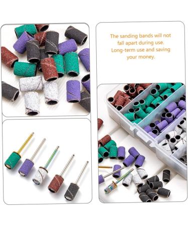 Healeved 2 Sets Nail Polish Set Drill Bits for Nails Manicure Tools Nail Kits Nail Grinding Professional Nail Drill Nail Bits Nail Drill Bits Sanding Bands for Nail Drill Nail Tools Alloy - Buy Online on GoSupps.com