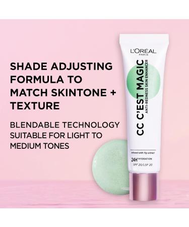 L'Or al Paris C est Magic Anti-Redness CC Cream and Glow Paradise Plumping and Hydrating Lip Gloss with Hyaluronic Acid and a Collagen Complex for a Fresh Clean Makeup Look CC Cream & Gloss - Buy Online on GoSupps.com