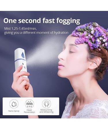 Pasuihcay Portable Nano Mister Mini Steamer Atomization Eyelash Extensions with Mirror White - Buy Online on GoSupps.com