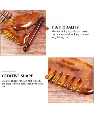 Heallily 7pcs Body Massage Tools Set - Gua Sha Scraper Plates for Neck Face and Back - International Shipping Available - Buy Online on GoSupps.com