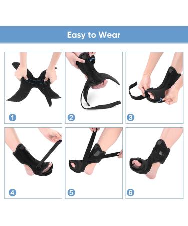 Plantar Fasciitis Night Splint | Effective Support Brace for Pain Relief | International Shipping Available - Buy Online on GoSupps.com