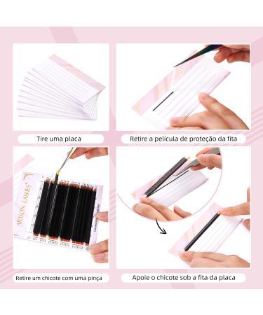 Y Lash Extensions - YY 2D Volume D Curl Premade Fans (30 Rows) - Free Backcard - Shop Now! - Buy Online on GoSupps.com