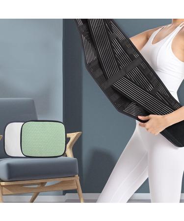 Haofy Waist Support Bandage - Breathable Stretch Belt with Steel Plate & 2 Warm Cushions for Ultimate Comfort in Sports - International Shipping - Buy Online on GoSupps.com