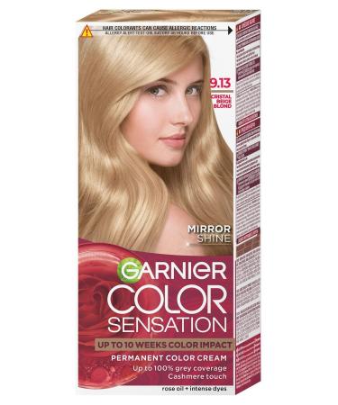 Garnier Color Sensation Hair Dye 9.13 Crystalline Beige Light Blonde x2