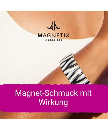 Magnetix Wellness Zebra-Design Flexi Magnetic Lighting Tape | High Glossy Magnetic Jewelry for Swollen Wrists - Buy Online on GoSupps.com