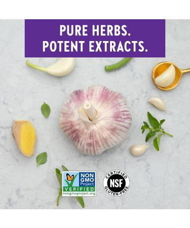 New Chapter Garlic Force Supplement - 30 Veg Capsules, Organic & Non-GMO - Buy Online on GoSupps.com