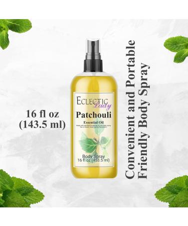 Body Spray for Women 16 Oz Patchouli Essential Oil Body Mist with Long-Lasting Fragrance Earthy & Clean Scent Reminiscent of the 1960s & 70s Light Subtle Perfume with Wood Notes 100% Paraben Free Regular Strength 16 Fl Oz (Pack of 1) - Buy Online on GoSupps.com
