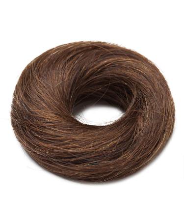 100% Human Hair Tie - Medium Brown Chocolate Brown Hair Accessories for Smooth Updos & Knots | 17g Real Hair Hair Tie - Buy Online on GoSupps.com
