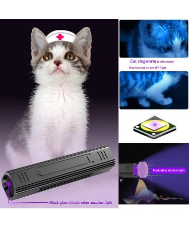 Portable Woods UV Lamp - 365 Nm Black Light Flashlight for Pet Urine Detection & Bed Bug Inspection - Buy Online on GoSupps.com