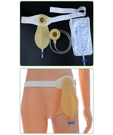 Urine Drainage Bag Medical Latex Catheter Reusable Stoma Urine Collector Urinal Urinary Day Night Urination Device Urinal Collection Urine Bag. - Buy Online on GoSupps.com