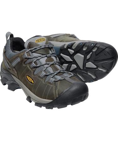 KEEN Men's Targhee 2 Low Waterproof Hiking Shoes 10.5 - Gargoyle/Midnight Navy - Buy Online on GoSupps.com