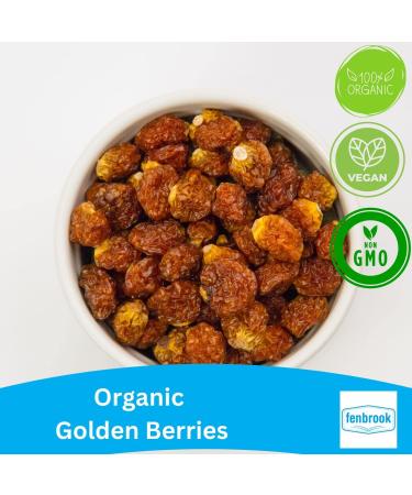 Organic Golden Berries (Inca Berries) 250g | Certified Organic by Fenbrook Organic Small - Buy Online on GoSupps.com