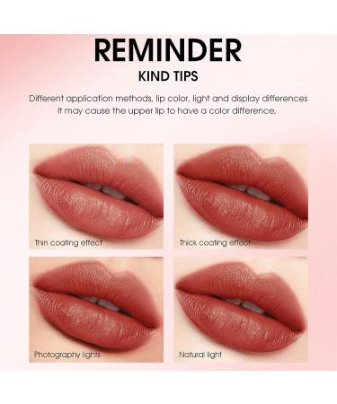 Kuailego Nude 2-In-1 Matte Lipstick & Liquid Lipstick Duo - Long Lasting Waterproof Velvet Lip Gloss (L09) - Buy Online on GoSupps.com