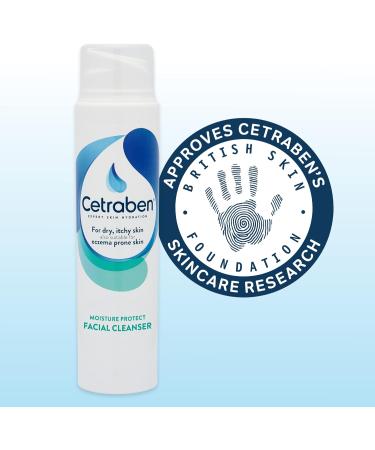 Cetraben Moisture Protect Facial Cleanser 200ml - Hydrating and Soothing Formula - Buy Online on GoSupps.com