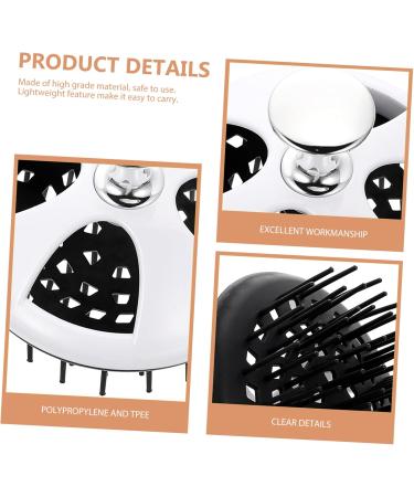 Magiclulu 2-in-1 Shampoo Comb & Scalp Massage Brush - Portable Hair Cleaning & Peeling Accessories for Men & Women - Ideal for Home Use - Buy Online on GoSupps.com