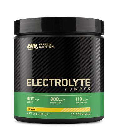 Optimum Nutrition Electrolyte Powder Lemon ReadytoUse Formula Sodium Magnesium Potassium Nutritional Supplement for Workouts and Intense Training 264 g 33 Servings