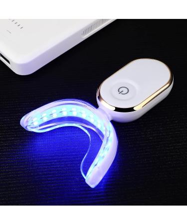 Bright Touch Teeth Whitening Kit - 28x LED Light, Waterproof Tray, 3 Gel Pens - 35% Carbamide Peroxide - Premium Home Tooth Whitener for Sensitive Teeth - Dental Care Stain Remover - Buy Online on GoSupps.com