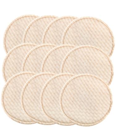 12 Pieces Pad Breast Pads -galactorrhea Cushions Along with Breast Protectors Cotton Feeding Pad -Spill Mat