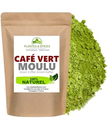 Caf Vert Moulu Bio Plants & spices 100 natural sealable bag 250 g