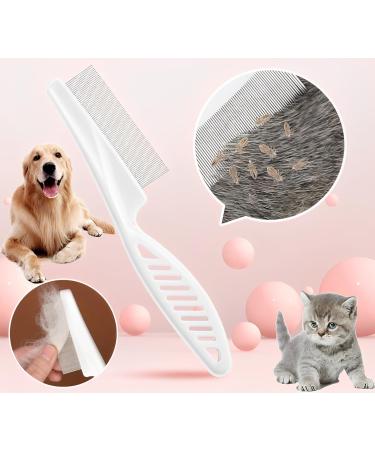 Redreo Flea Comb for Dogs & Cats | Professional Pet Comb for Flea & Lice Removal | Gentle Care with Rounded Metal Tines - Buy Online on GoSupps.com