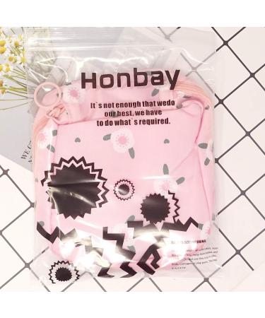 HONBAY Large Capacity Sanitary Napkin Bag | Cute Stylish Tampons Pouch and Nursing Pad Holder | Coin Purse Makeup Bag - Buy Online on GoSupps.com