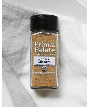 Primal Palate Organic Ginger Cilantro Spice Blend - 1.83 oz | Certified Organic AIP Seasoning - Buy Online on GoSupps.com