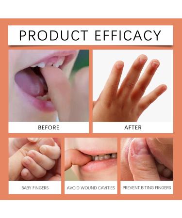  Ruwshuuk Anti-Onychophagy Solution | Bitter Bite Nail Polish | Long-Lasting Moisturizing and Fortifying Care for Baby Hands and Fingers Anti-Bite - Buy Online on GoSupps.com