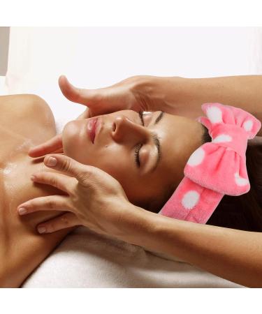 Yoseng Spa Headband and Wrist Towels Set - Soft, Versatile, Adorable (Set of 6) - Pink, White, Blue - Upgrade Your Skincare Routine - Buy Online on GoSupps.com