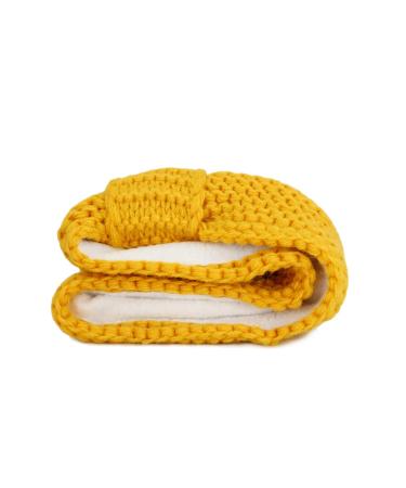 Buy Irisaa Women's Yellow Winter Headband - Knotted Knitting Hair Band with Fleece Lining for Spring - Buy Online on GoSupps.com