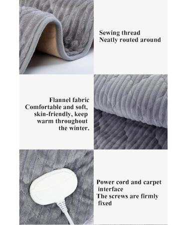 Luxurious Heated Sofa Blanket - Soft Flannel Overload Protection 6 Heat Levels LED Control - 180 x 150 cm - Buy Online on GoSupps.com