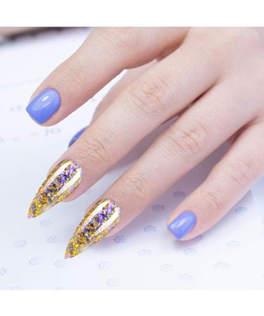 Lurrose 2 Boxes Nail Glitter Manicure Sequin Nails Art Stickers Nail Art Decoration for Women Girls - Buy Online on GoSupps.com