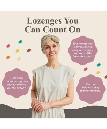 Queasy Drops 63 Pack for Nausea Relief | Chemo, Motion Sickness, Hangover | Drug-Free & Gluten-Free | 5 Flavors - Green Tea, Ginger, Raspberry, Banana, Cola - Buy Online on GoSupps.com