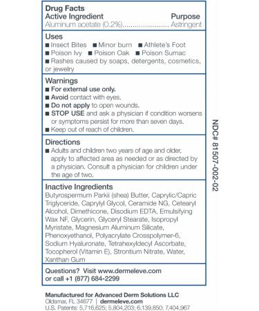 Dermeleve Steroid Free Anti-Itch Cream | Extra Strength for Psoriasis Seborrheic Dermatitis Viral Rash Bug Bites Allergy Chronic Hives Neuropathy (Nerve) | Full Body Itch Relief | 4 oz (1 Pack) - Buy Online on GoSupps.com