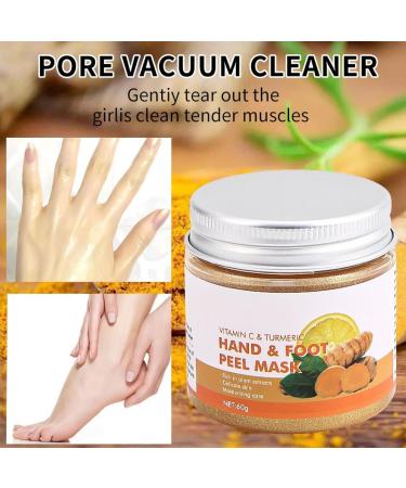 Creme Eclaircissante peau Noir Puissant Peeling Visage Puissant Au Curcuma Masque exfoliant peel-off pour les mains et les pieds Creme claircissant pour les genoux et les chevilles - Buy Online on GoSupps.com