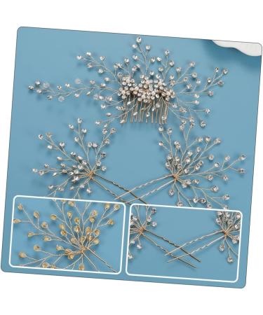 Angoily 1 Set Bridal Headwear Pearl Hair Clip Wedding Hair Side Comb Bridal Hair for Wedding Pearl Decor Wedding Decoration European and American Rhinestones Hair Comb Bride - Buy Online on GoSupps.com