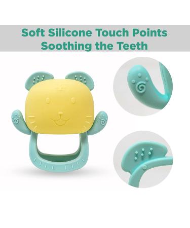 Polantis Tiger Baby Teething Toy | Baby Teether for Babies 0-6 Months | Teething Toys Set - Buy Online on GoSupps.com