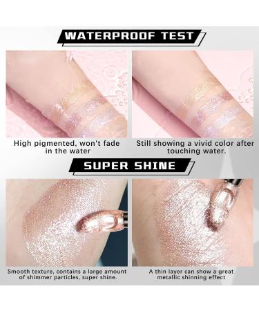 NewBang Metallic Glitter Liquid Lipstick Set - 3 Colors, Chameleon Lip Gloss, Waterproof Formula - Christmas Party Makeup Gift - 0.33 Fl Oz (Pack of 3) - Buy Online on GoSupps.com