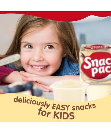 Snack Pack Vanilla Pudding Cups - 4 Pack (3.25 oz each) - Buy Online on GoSupps.com
