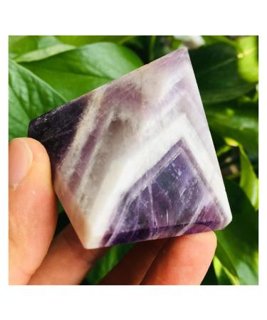 Natural Crystal Rough 50MM Natural Amethyst Quartz Crystal Pyramid Healing as Gift