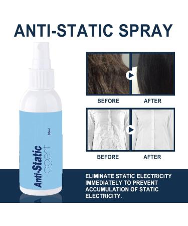 Anti Static Spray 80ML Static Cling Spray Static Remover for Clothes Furniture Laundry Car Anti-Static Spray Antistatic Cloth Spray/l - Buy Online on GoSupps.com