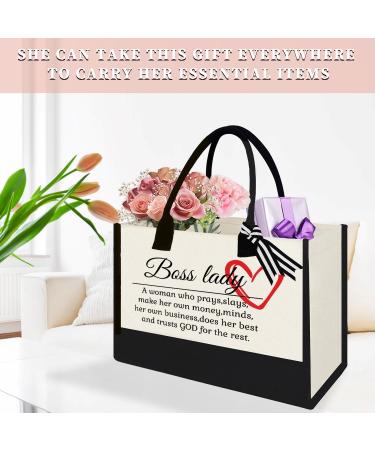 dealzilla Birthday Gifts For Women Fashion Tote Bag For Shopping Beach Christmas Thanks Present For Awesome Fabulous Woman Bosslady - Buy Online on GoSupps.com