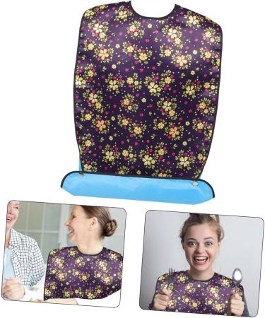 2pcs Elderly Bib Reusable Dinner Bib Dining Clothing Protectors Adult Bibs for Eating Bib for Adult Eating Bibs Adult Eating Apron Food Polyester Eat Bib Water Proof/161 - Buy Online on GoSupps.com
